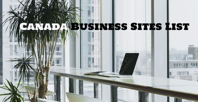 Canada Business Sites List