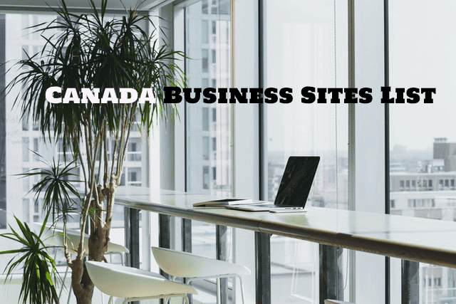Canada Business Sites List